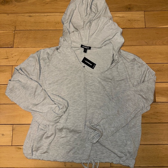 Express Silky Hooded Sweatshirt - Picture 6 of 7
